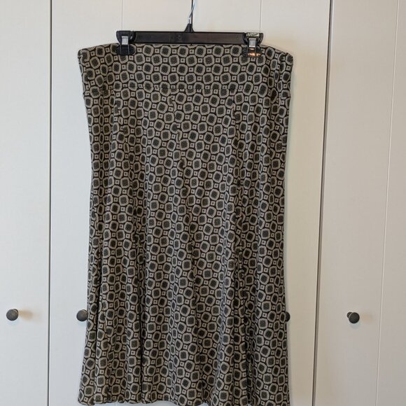 Michael by Michael Kors Retro Geometric Print Halter Top & A-Line Skirt Set - Picture 5 of 5